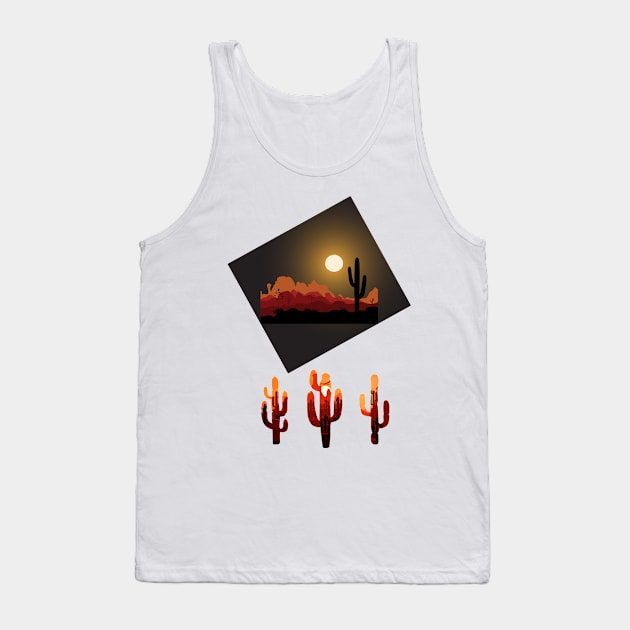 saguaro national park arrizona Tank Top by Medotshirt